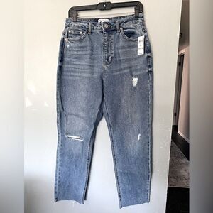 NWT And Now This slim straight cut distressed Jeans size 29